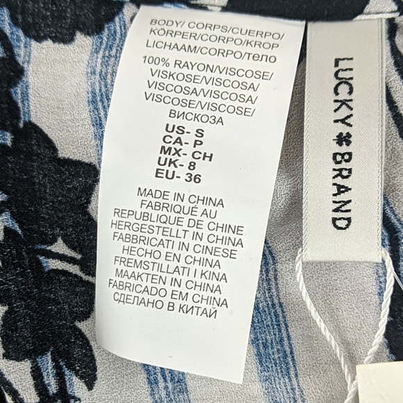 Lucky Brand Swim Cover-Up Shorts Romper NEW - Picture 5 of 7